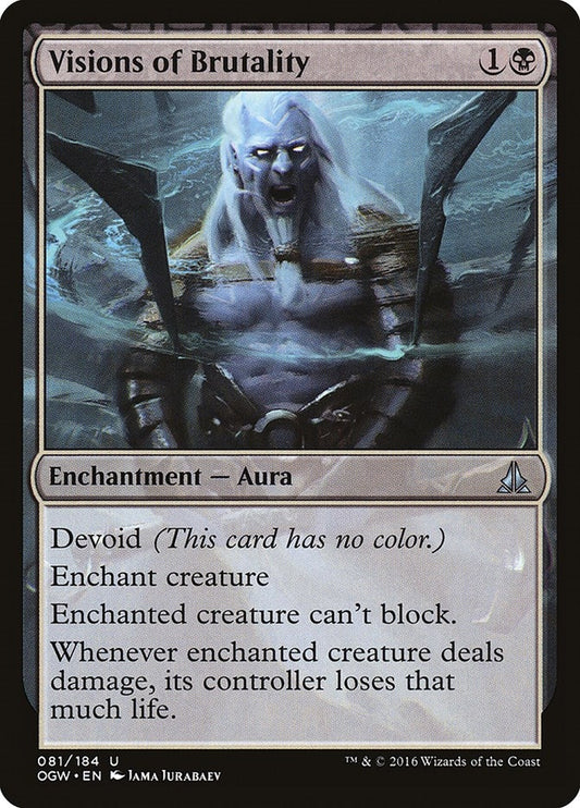 Image for Visions of Brutality (81) (Oath of the Gatewatch) - Magic: The Gathering