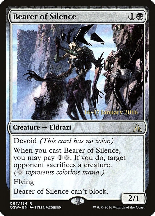 Image for Bearer of Silence (67) (Prerelease Cards) - Magic: The Gathering