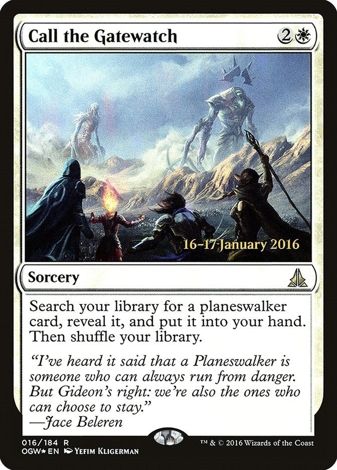 Image for Call the Gatewatch (16) (Prerelease Cards) - Magic: The Gathering