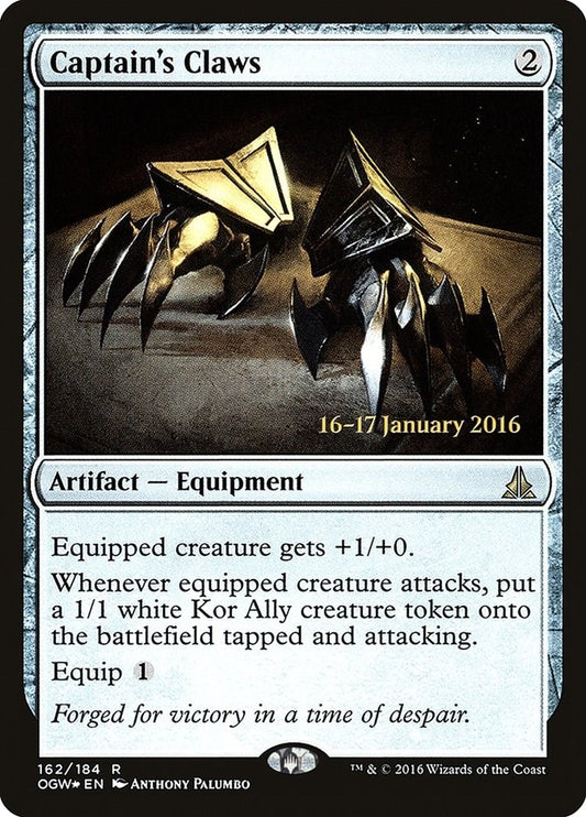 Image for Captain's Claws (162) (Prerelease Cards) - Magic: The Gathering
