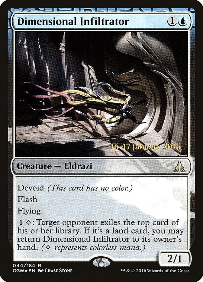 Image for Dimensional Infiltrator (44) (Prerelease Cards) - Magic: The Gathering