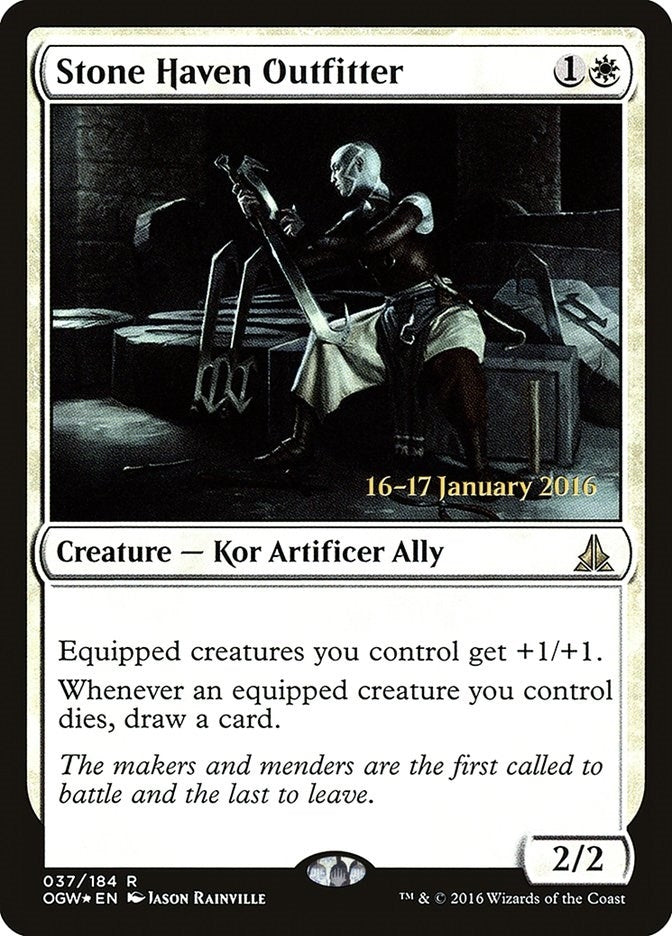 Image for Stone Haven Outfitter (37) (Prerelease Cards) - Magic: The Gathering