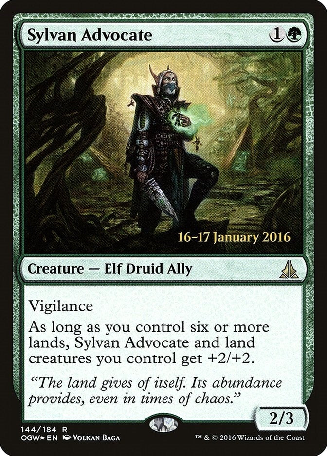 Image for Sylvan Advocate (144) (Prerelease Cards) - Magic: The Gathering