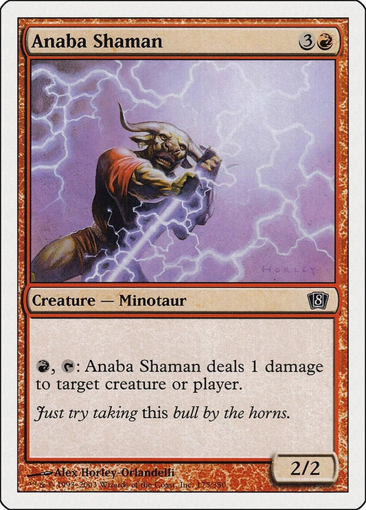 Image for Anaba Shaman (175) (8th Edition) - Magic: The Gathering