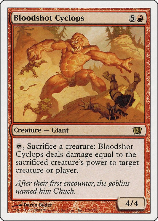 Image for Bloodshot Cyclops (179) (8th Edition) - Magic: The Gathering