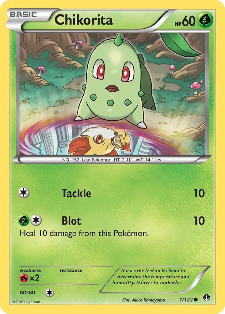 Image for Chikorita (1/122) (XY - BREAKpoint) - Pokemon