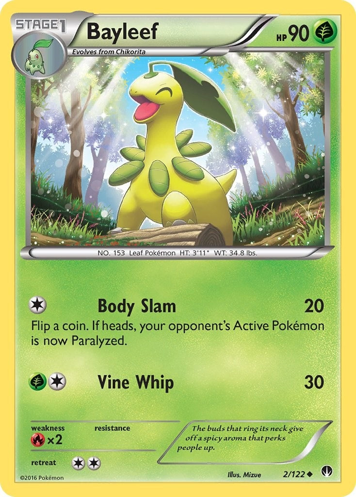 Image for Bayleef (2/122) (XY - BREAKpoint) - Pokemon