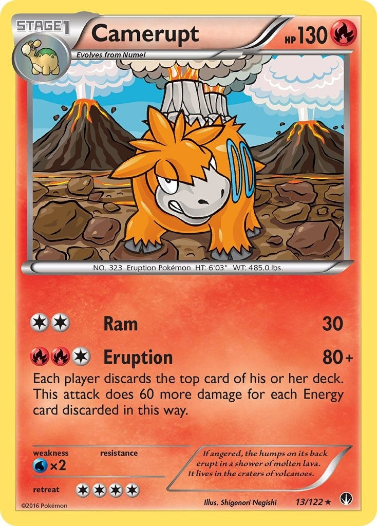 Image for Camerupt (13/122) (XY - BREAKpoint) - Pokemon