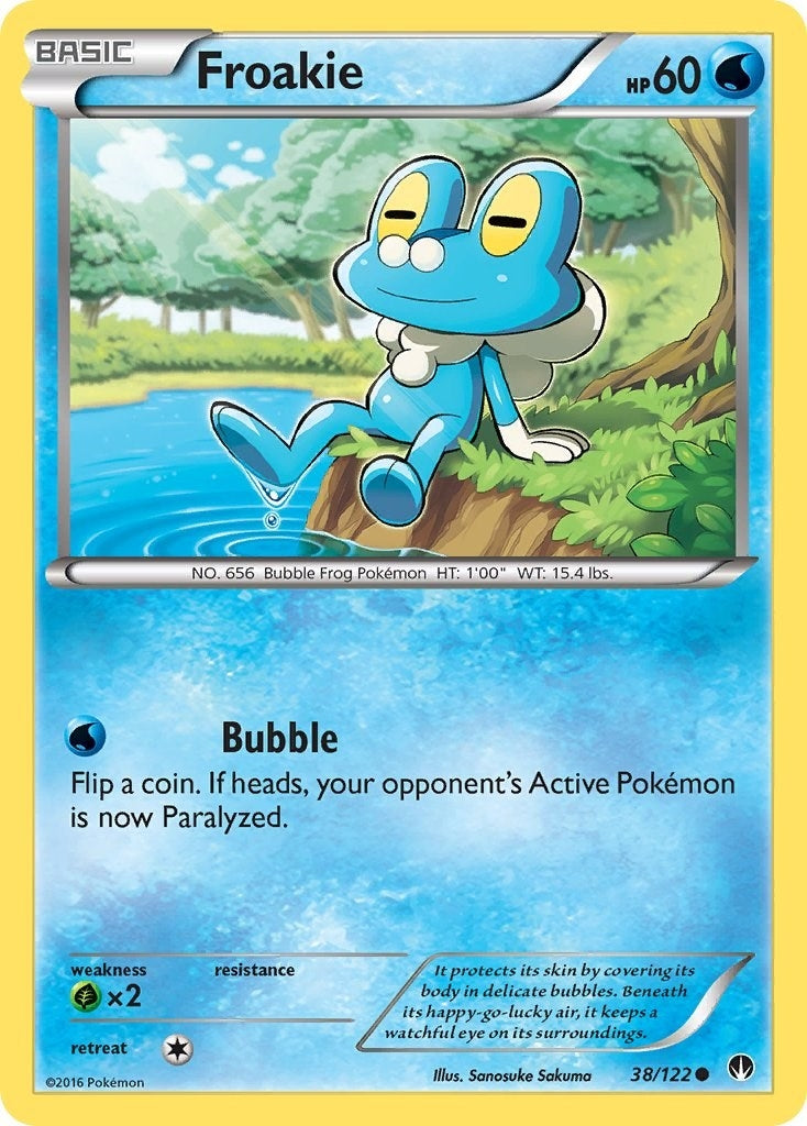 Image for Froakie (38/122) (XY - BREAKpoint) - Pokemon