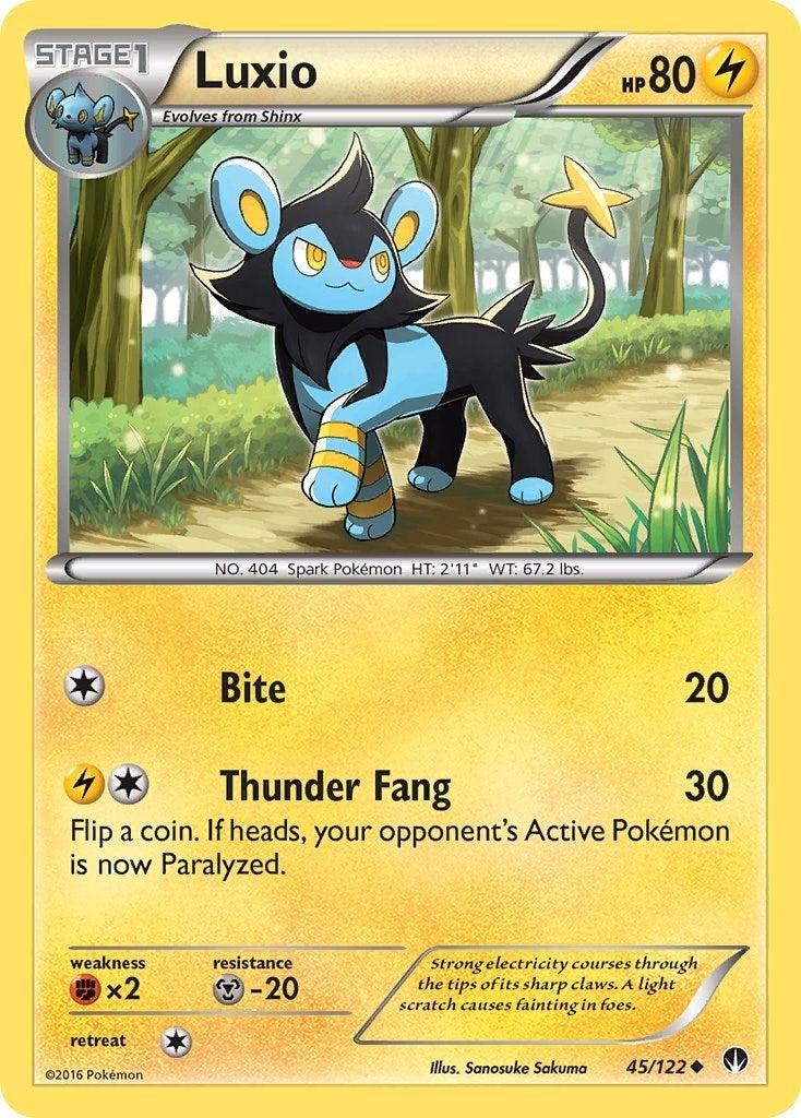 Image for Luxio (45/122) (XY - BREAKpoint) - Pokemon
