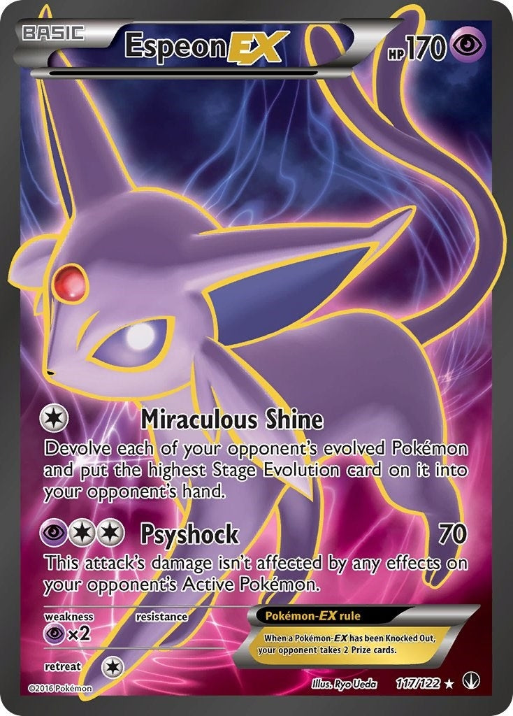 Image for Espeon EX (Full Art) (117/122) (XY - BREAKpoint) - Pokemon