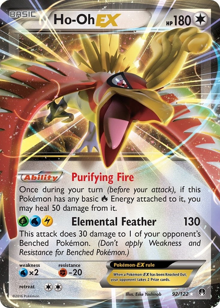Image for Ho-Oh EX (92/122) (XY - BREAKpoint) - Pokemon