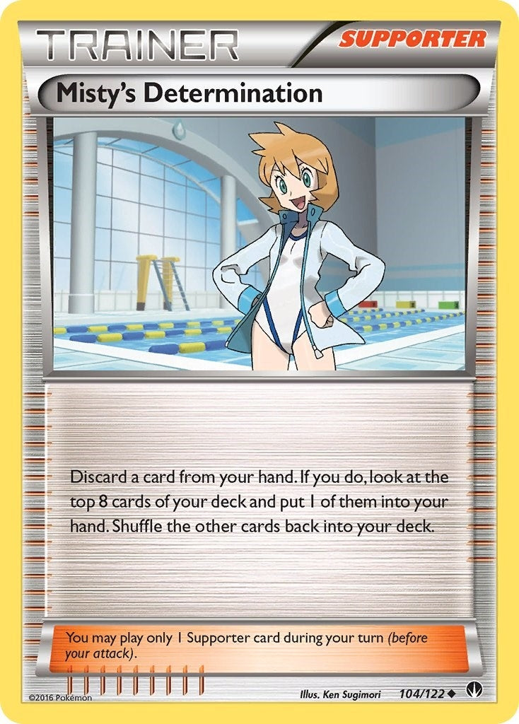 Image for Misty's Determination (104/122) (XY - BREAKpoint) - Pokemon