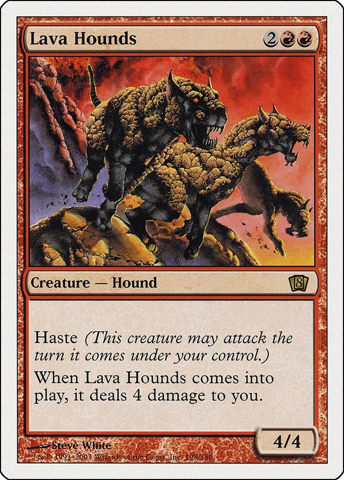 Image for Lava Hounds (198) (8th Edition) - Magic: The Gathering