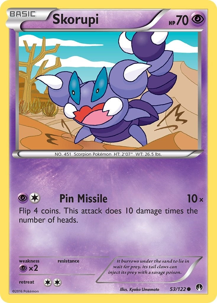 Image for Skorupi (53/122) (XY - BREAKpoint) - Pokemon