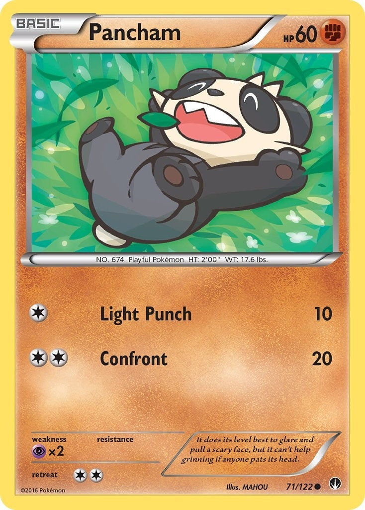 Image for Pancham (71/122) (XY - BREAKpoint) - Pokemon