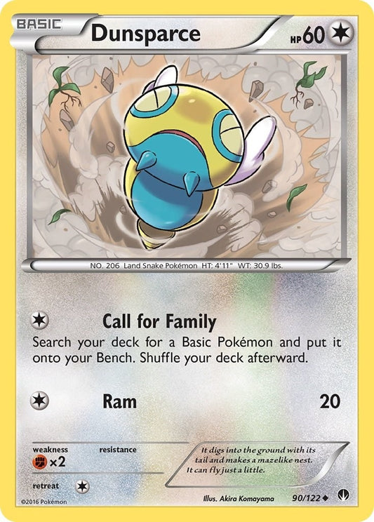 Image for Dunsparce (90/122) (XY - BREAKpoint) - Pokemon
