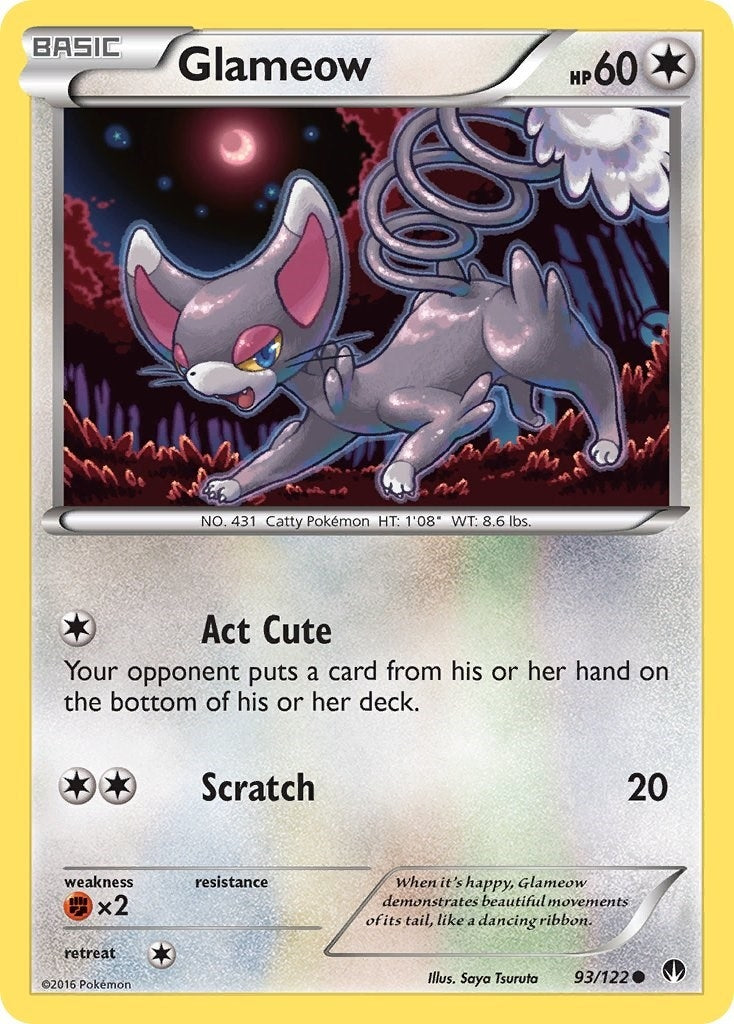 Image for Glameow (93/122) (XY - BREAKpoint) - Pokemon