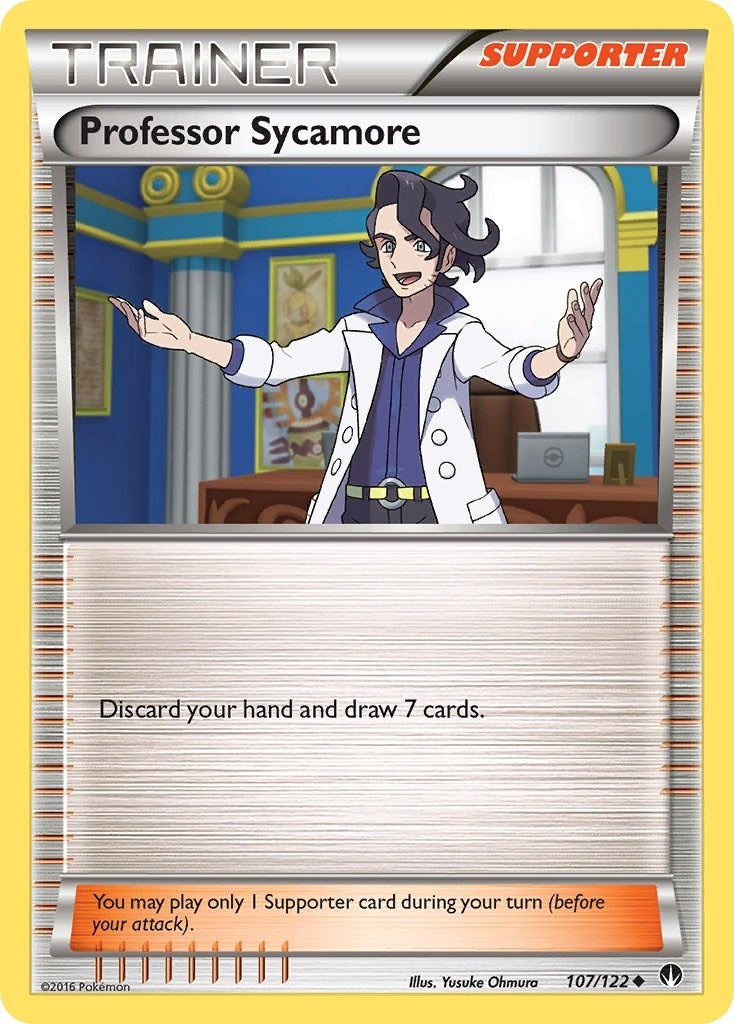 Image for Professor Sycamore (107/122) (XY - BREAKpoint) - Pokemon