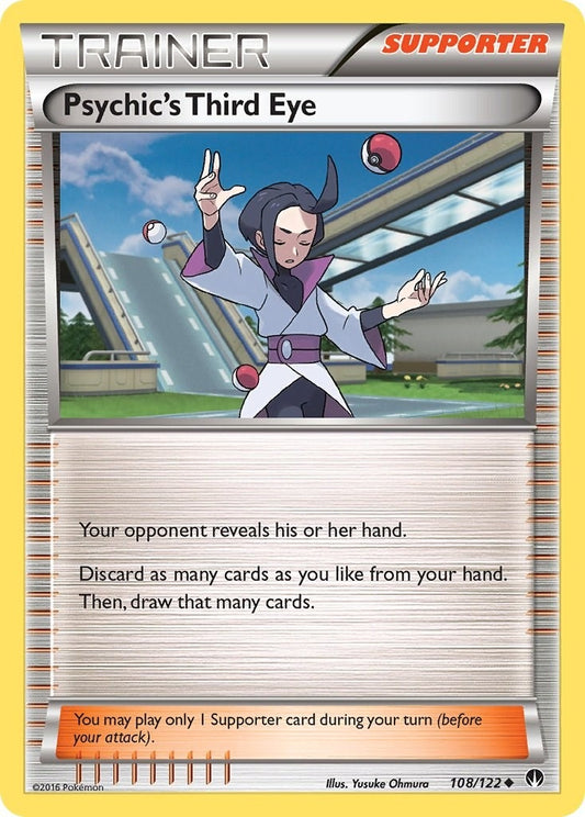 Image for Psychic's Third Eye (108/122) (XY - BREAKpoint) - Pokemon