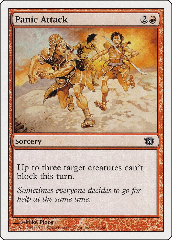 Image for Panic Attack (209) (8th Edition) - Magic: The Gathering