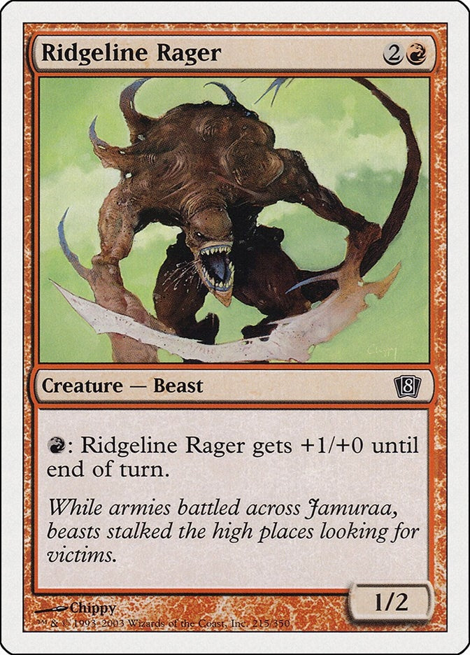 Image for Ridgeline Rager (215) (8th Edition) - Magic: The Gathering