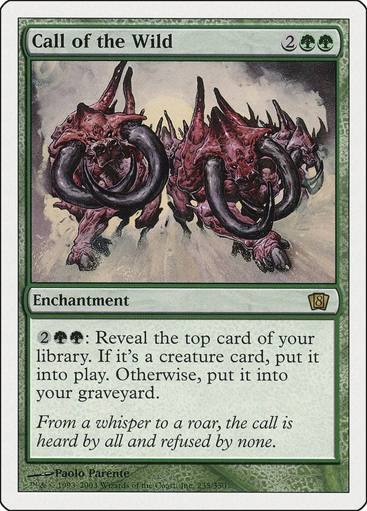 Image for Call of the Wild (235) (8th Edition) - Magic: The Gathering