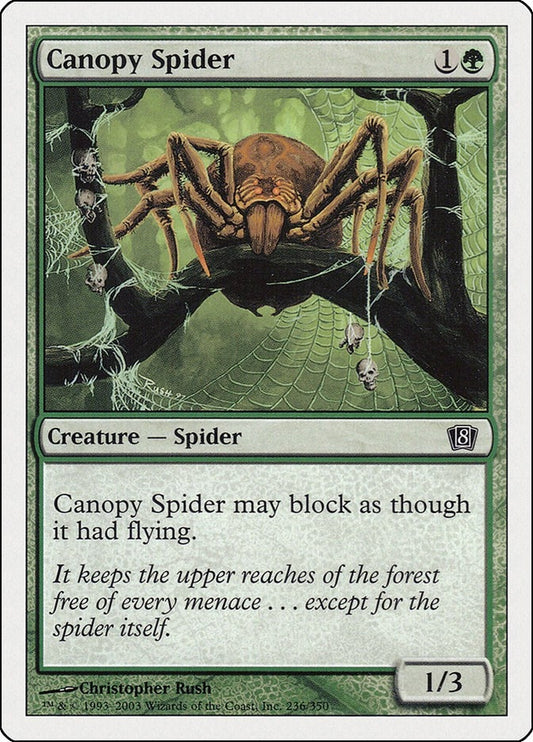 Image for Canopy Spider (236) (8th Edition) - Magic: The Gathering