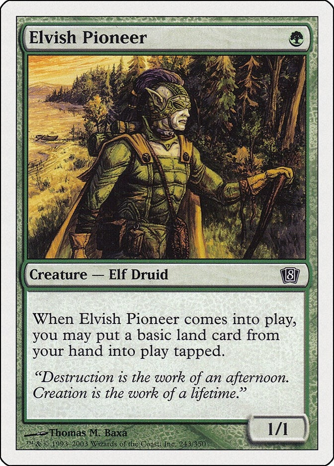 Image for Elvish Pioneer (243) (8th Edition) - Magic: The Gathering