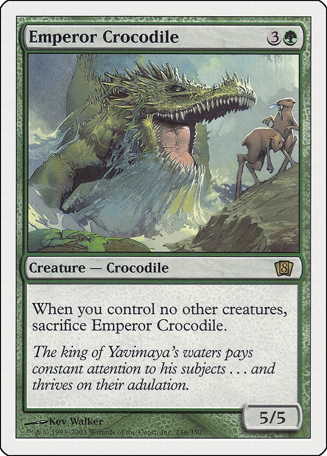 Image for Emperor Crocodile (246) (8th Edition) - Magic: The Gathering