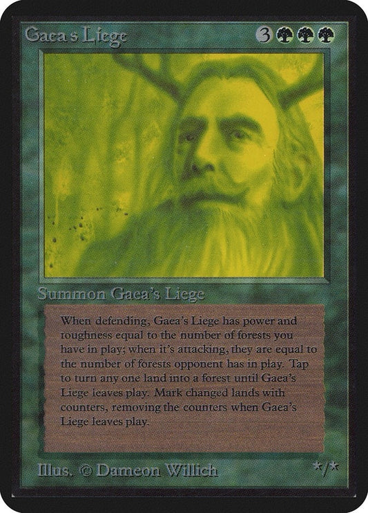 Image for Gaea's Liege (Alpha Edition) - Magic: The Gathering