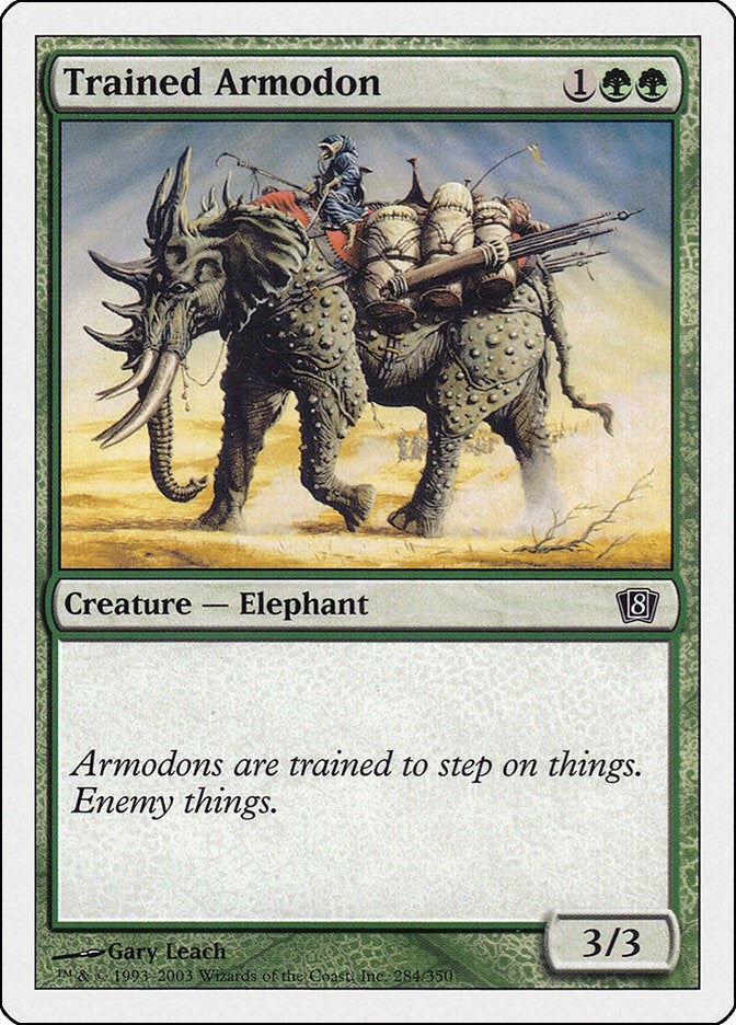Image for Trained Armodon (284) (8th Edition) - Magic: The Gathering