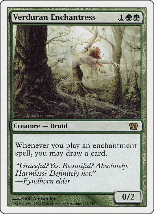 Image for Verduran Enchantress (285) (8th Edition) - Magic: The Gathering