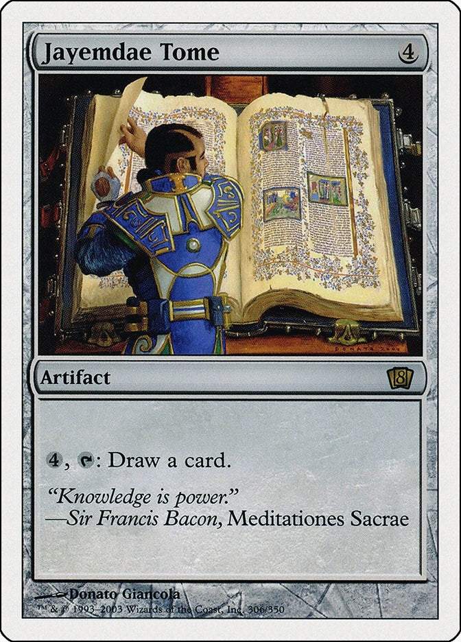 Image for Jayemdae Tome (306) (8th Edition) - Magic: The Gathering
