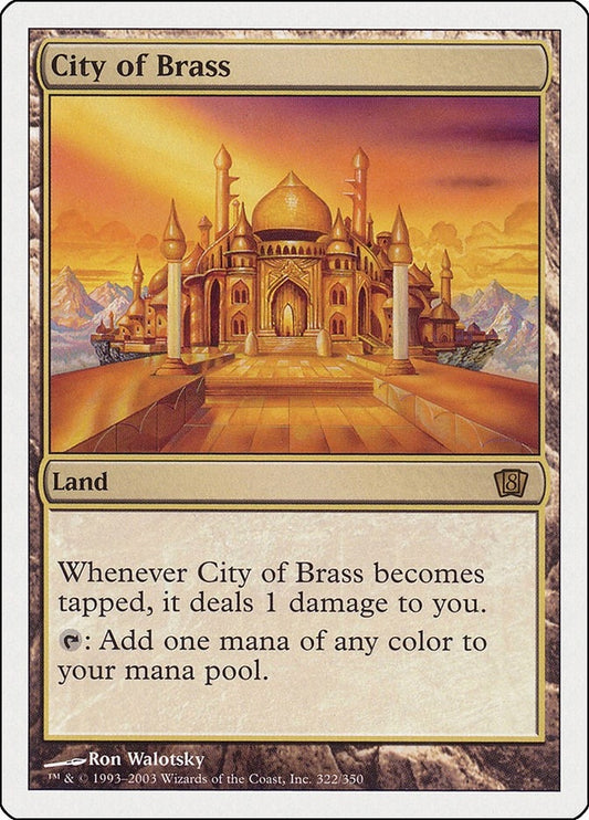 Image for City of Brass (322) (8th Edition) - Magic: The Gathering