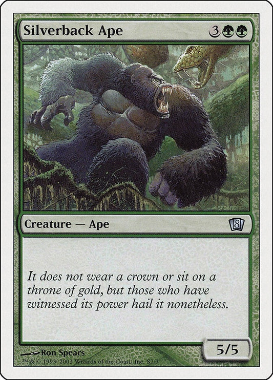 Image for Silverback Ape (S7) (8th Edition) - Magic: The Gathering