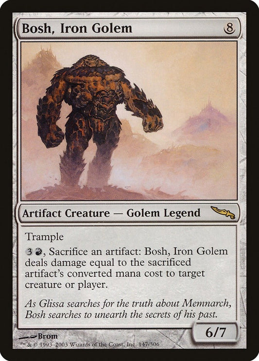 Image for Bosh, Iron Golem (147) (Mirrodin) - Magic: The Gathering