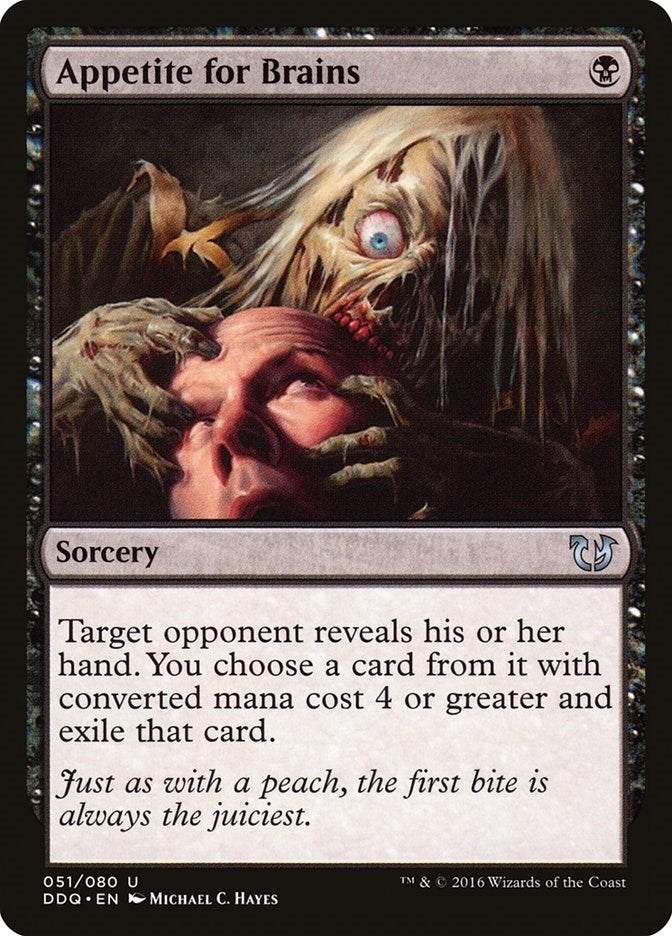Image for Appetite for Brains (51) (Duel Decks: Blessed vs. Cursed) - Magic: The Gathering