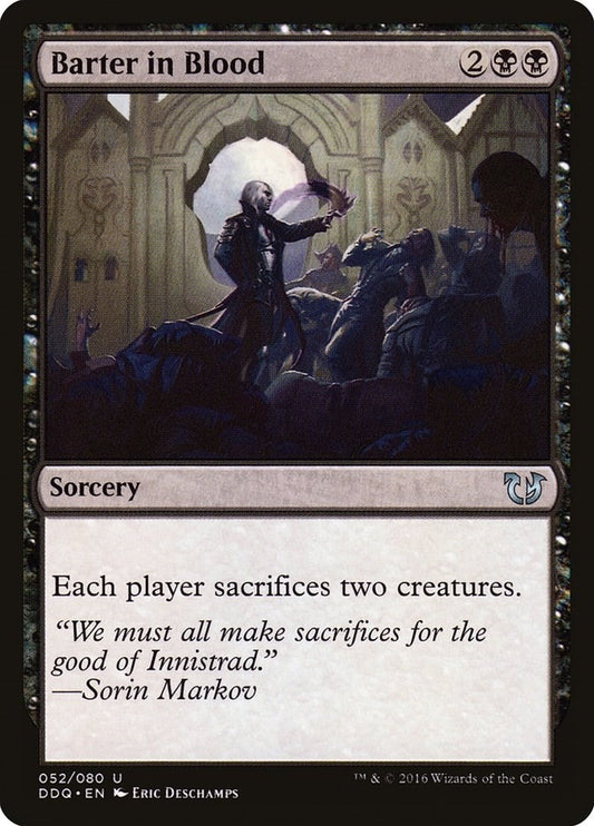 Image for Barter in Blood (52) (Duel Decks: Blessed vs. Cursed) - Magic: The Gathering
