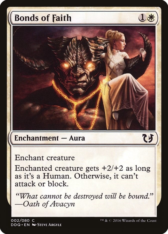 Image for Bonds of Faith (2) (Duel Decks: Blessed vs. Cursed) - Magic: The Gathering