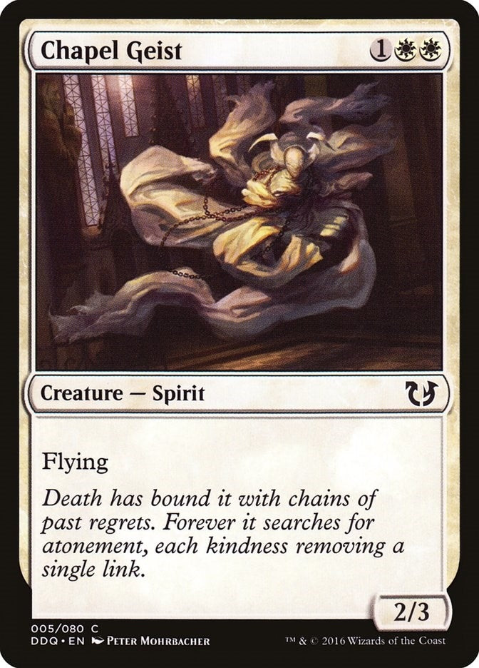 Image for Chapel Geist (5) (Duel Decks: Blessed vs. Cursed) - Magic: The Gathering