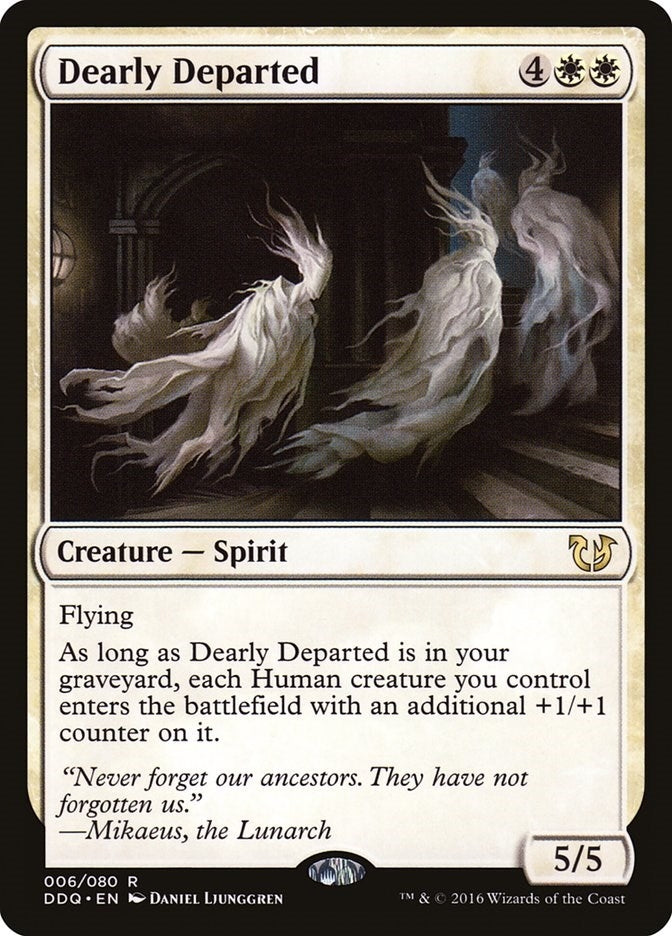 Image for Dearly Departed (6) (Duel Decks: Blessed vs. Cursed) - Magic: The Gathering