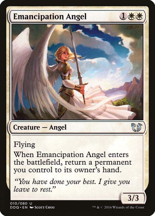 Image for Emancipation Angel (10) (Duel Decks: Blessed vs. Cursed) - Magic: The Gathering