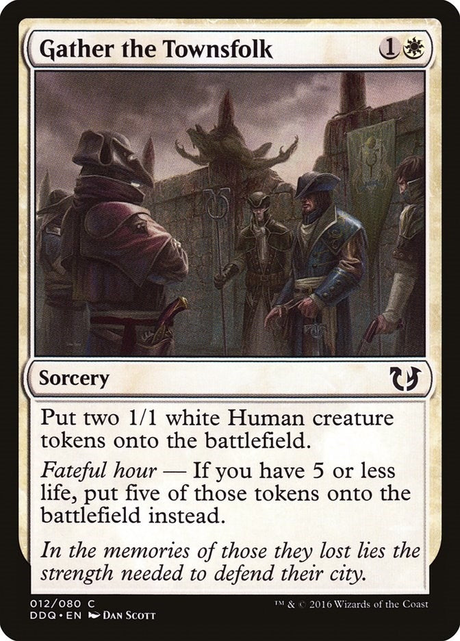 Image for Gather the Townsfolk (12) (Duel Decks: Blessed vs. Cursed) - Magic: The Gathering