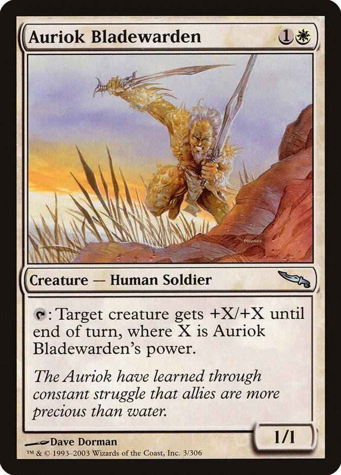 Image for Auriok Bladewarden (3) (Mirrodin) - Magic: The Gathering