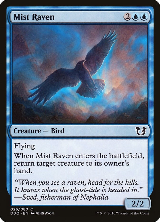 Image for Mist Raven (26) (Duel Decks: Blessed vs. Cursed) - Magic: The Gathering