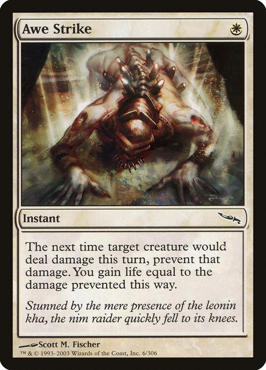 Image for Awe Strike (6) (Mirrodin) - Magic: The Gathering