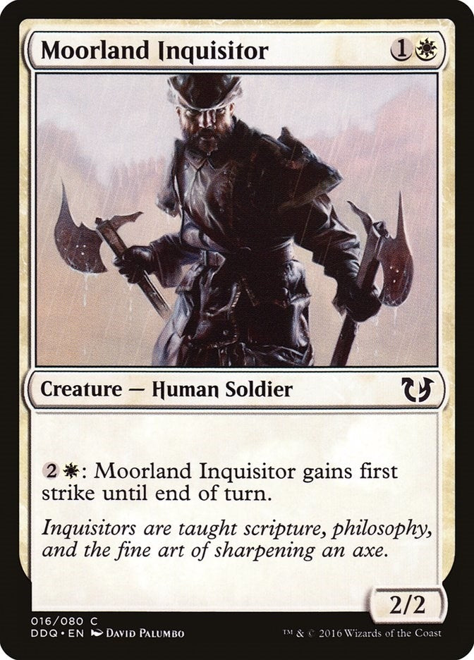 Image for Moorland Inquisitor (16) (Duel Decks: Blessed vs. Cursed) - Magic: The Gathering