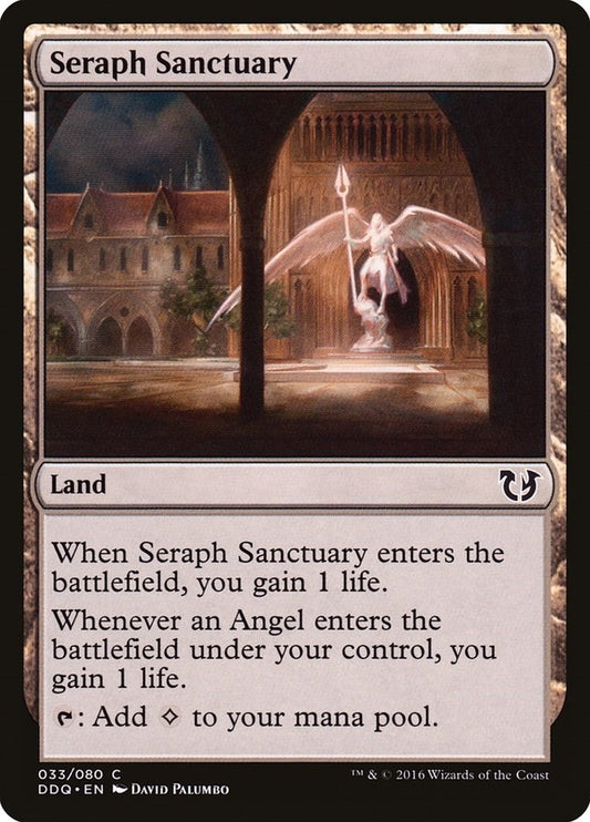 Image for Seraph Sanctuary (33) (Duel Decks: Blessed vs. Cursed) - Magic: The Gathering