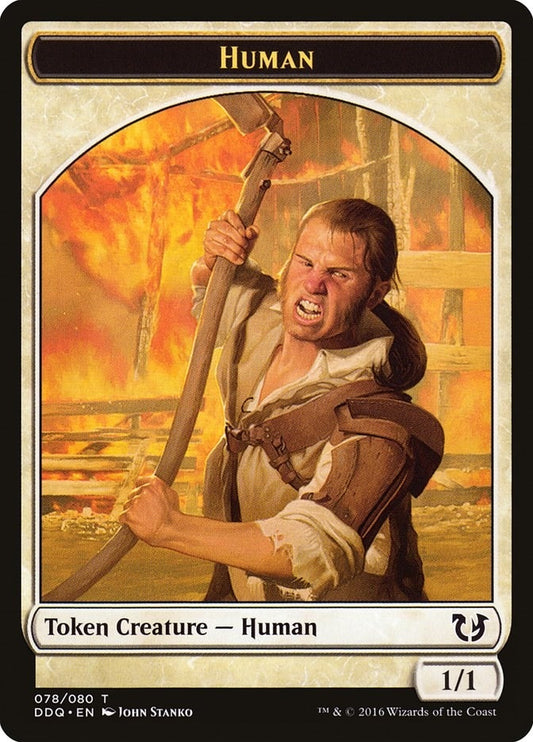 Image for Human Token (78) (Duel Decks: Blessed vs. Cursed) - Magic: The Gathering